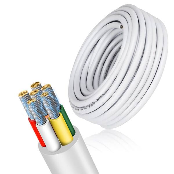 thumbnail image 2 of 50 Ft 20/2 Clear Stranded Speaker Wire – 20 AWG, 2 Conductor, Carol Cable C1360 NOS 2 of 2