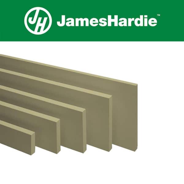 Hardie Trim HZ10 0.75 in. x 9.25 in x 12 ft. Primed Smooth Fiber Cement Trim Board