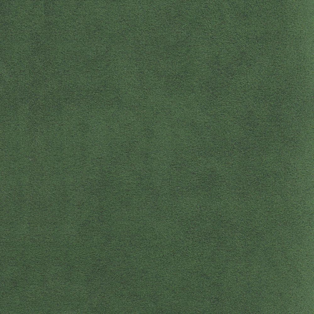 Forest Green Velvet Swoop Arm Accent Chair with Wood Legs