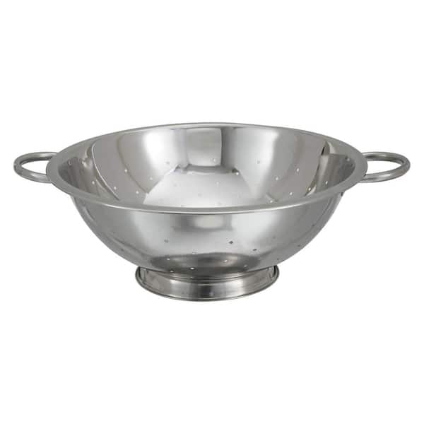 Winco 14 qt. Stainless Steel Colander