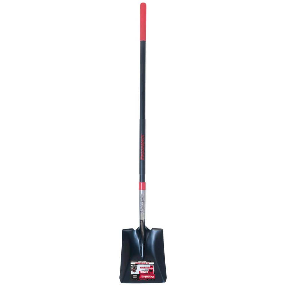 Razor-Back PowerEdge 48.75 in. Fiberglass Handle Square Point Shovel 3594500 - The Home Depot