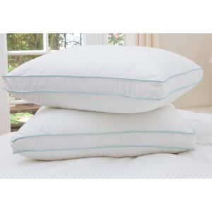 Linenspa Essentials Plush Polyfiber Standard Bed Pillow LSESSS01PLGM - The  Home Depot