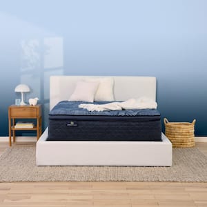 Perfect Sleeper Oasis Sleep Twin Plush Pillow Top 15.0 in. Mattress Set with 9 in. Foundation
