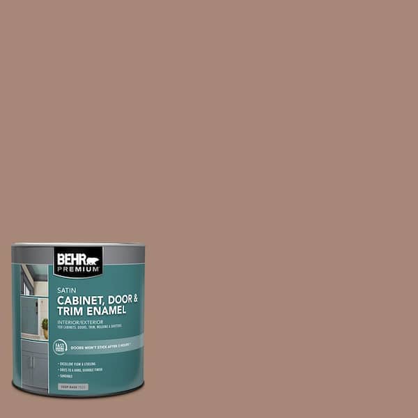 1 qt. #PPU3-14 Tribal Pottery Satin Enamel Interior/Exterior Cabinet, Door & Trim Paint