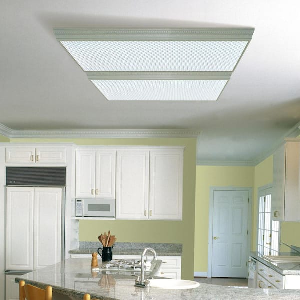 Optix 2 Ft X Acrylic Clear, Fluorescent Ceiling Light Covers Home Depot