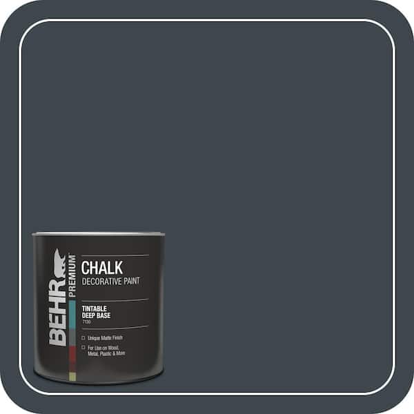 BEHR PREMIUM 1 qt. #PPU15-19 Black Sapphire Interior Chalk