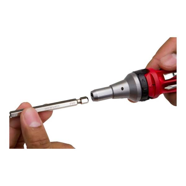 Milwaukee - 10-in-1 Square Drive Ratcheting Multi Bit Driver
