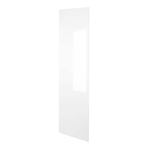 Standard 96 in. x 24 in. x 3/4 in. Decorative End Panel for Base Cabinet in White Gloss