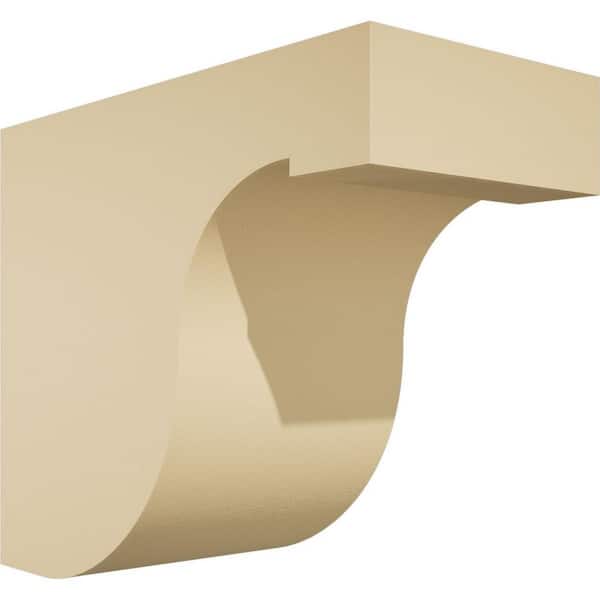 Ekena Millwork Standard Del Monte 6 in. W x 10 in. H x 12 in. D Polyurethane Rafter Tail Outlooker