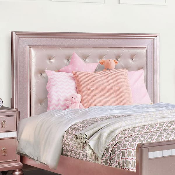 William S Home Furnishing Ariston Pink Queen Bed Upholstered Headboard Cm7170rg Q The Depot William S Home Furnishing Ariston Pink, Pink Upholstered Bed Frame