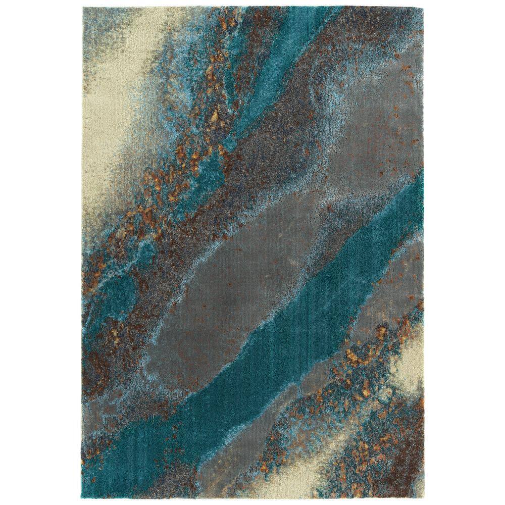 Addison Rugs Artemis 7 Moonstruck 7 ft. 10 in. x 10 ft. 7 in. Geode ...
