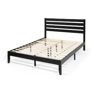 Guilford Black and Natural Queen Bed with Headboard