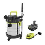 RYOBI PCL702B Aspirapolvere Manuale A Batteria 18V ONE+, Aspirazione A Umido E Secco, Potente E Portatile, Con Filtro E Accessori, Senza Batteria