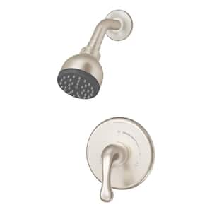 Unity Single Handle 1-Spray Shower Trim in Satin Nickel - 1.5 GPM (Valve Not Included)