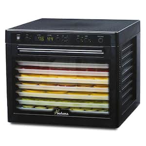 Sedona Rawfood 9-Tray Black Food Dehydrator with Temperature Control
