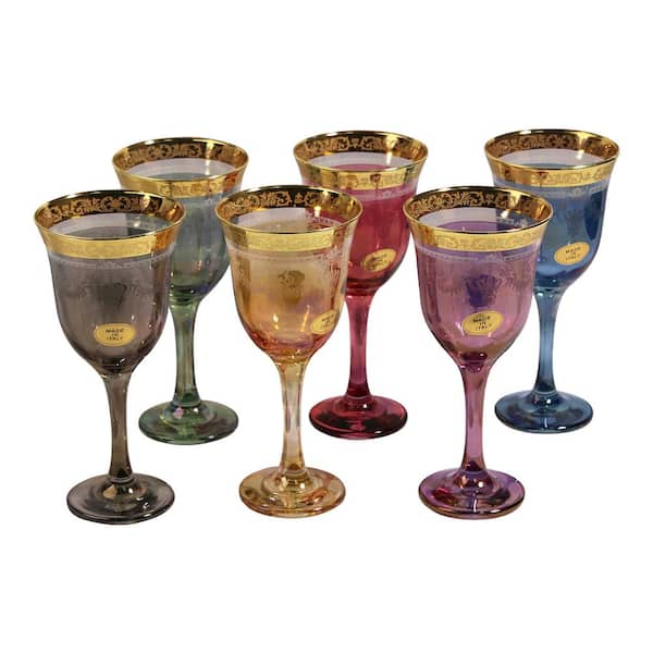 Vintage, Dining, Tipsy Wine Glasses Usa Made Vintage