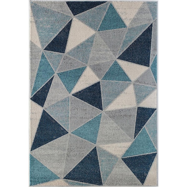 Kaia Indigo Blue 8 ft. x 10 ft. Area Rug