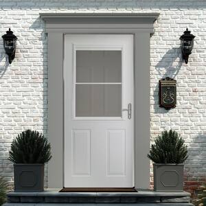 400 Series Partial View ½ Light Storm Door