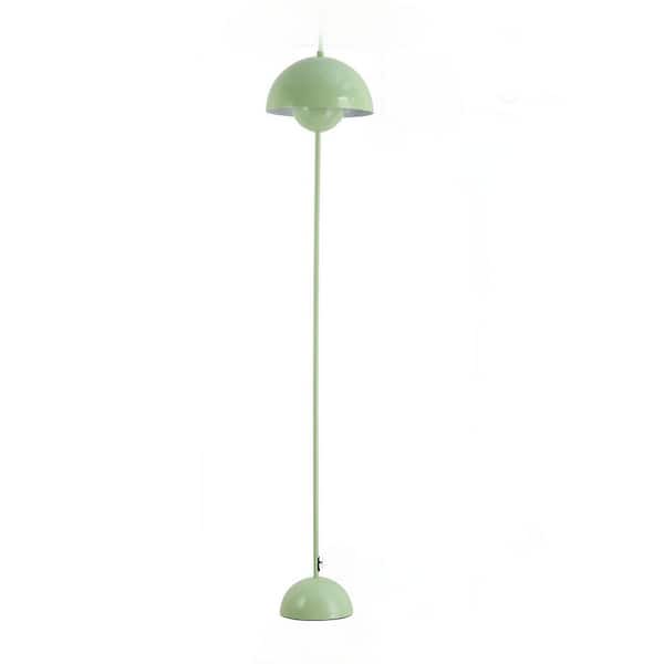 INNOBULE 63 in.H Industrial Metal Shade Red Floor Lamp with Foot Switch Modern Tall Standing Lamp for Living Room