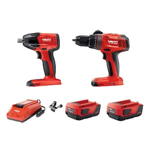 22-Volt Lithium-Ion 2-Tool Cordless Brushless Combo Kit with (2) B22/4.0 Batteries, Charger and Belt Clip