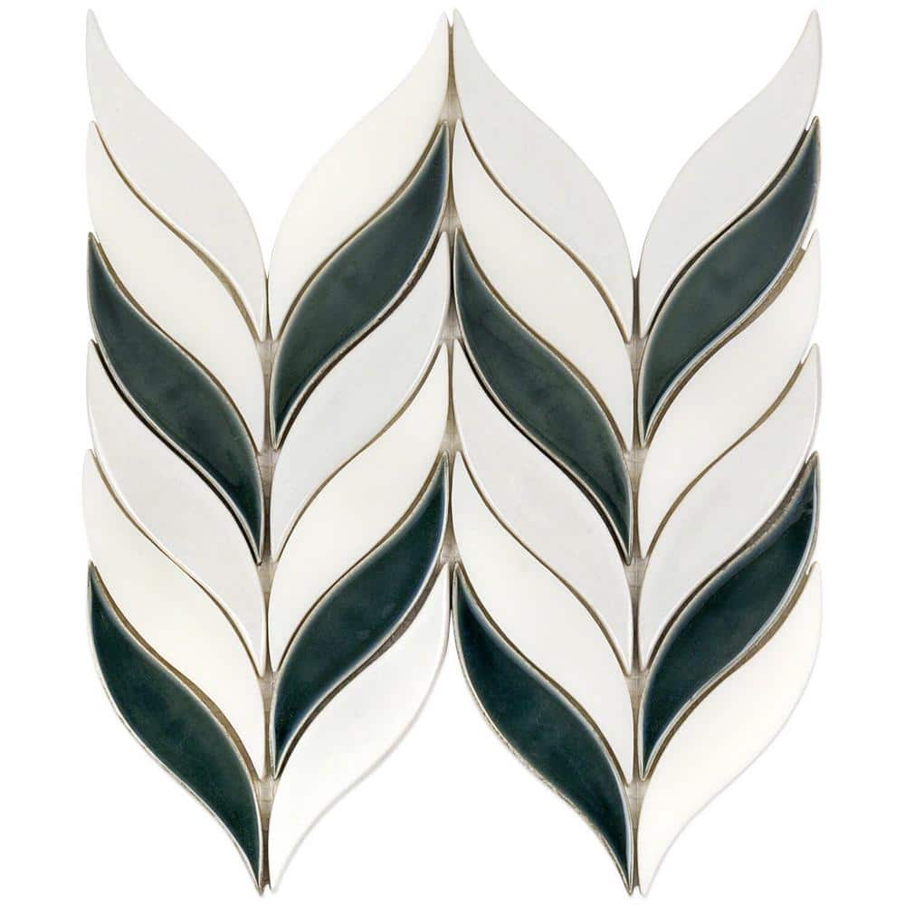 Deep Emerald 2" x 3" Ceramic Mosaic Wall Tile