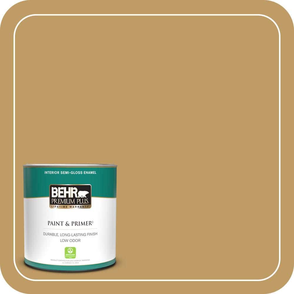 1 qt. #340F-6 Mojave Gold Semi-Gloss Enamel Low Odor Interior Paint & Primer price history on PriceWatchPro