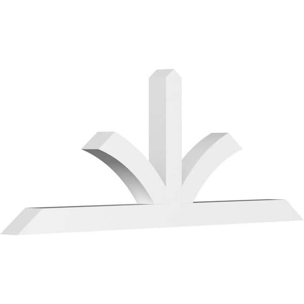 Ekena Millwork Richland 72 in. W x 27 in. H x 4 in. D Signature Polyurethane Bracket