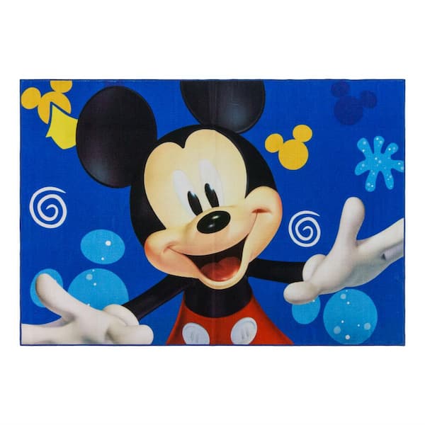 Disney Mickey Mouse Splash Multi, Mickey Mouse Clubhouse Area Rug