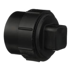 2 in. ABS Cleanout Adapter with Plug Spigot X FPT
