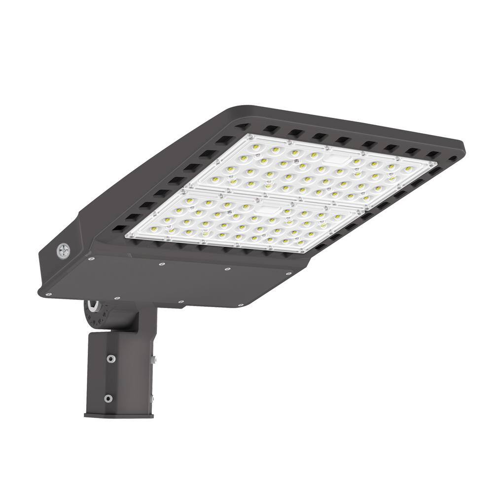 WYZM 1500Watt Equivalence Integrated LED Bronze 300W Parking Lot Area Light, 5500K White, 39000