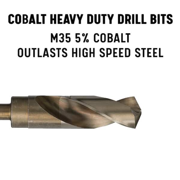 Drill America 7/8-in 6-in Cobalt Silver and Deming Twist Drill Bit