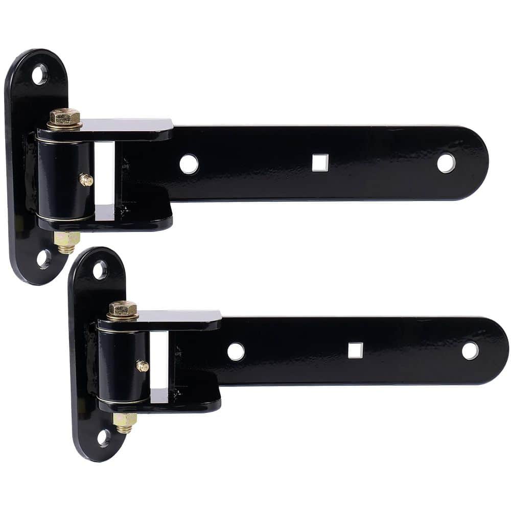 "13"" Carbon Steel Heavy Duty 900 Lbs Load Ball Bearing Gate Hinges Smooth One-Way Opening for Wood Metal Gates (2-Pack)" price history on PriceWatchPro