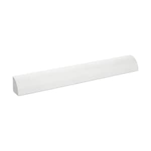 WM 105 3/4 in. x 3/4 in. x 6 in. Long Recycled Polystyrene Quarter Round Moulding Sample