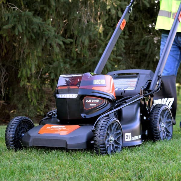 120v cordless lawn discount mower