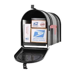 Carlton Post-Mount T2 Mailbox, Black