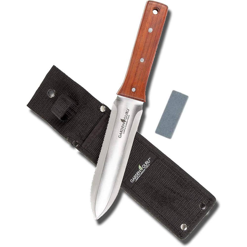 GARDEN GURU 12 in. Hori Hori Garden Knife Deluxe Set for Weeding