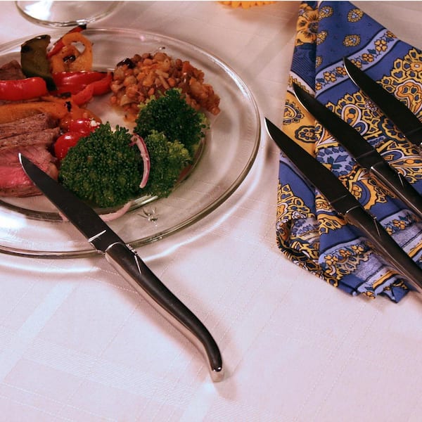 Laguiole 4-Piece Connoisseur Stainless Steel Steak Knives