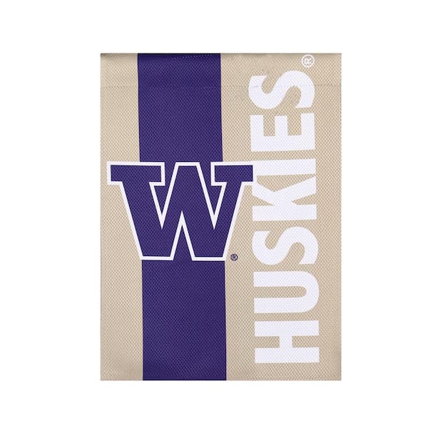Fan Essentials 12 in. x 18 in. University of Washington Garden Flag