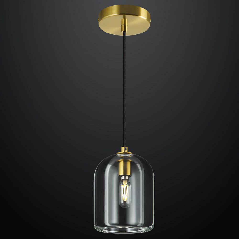 Modern Gold Pendant Lights Kitchen Island Ceiling Chandelier Indoor Crystal Hanging Light（1Pack） price history on PriceWatchPro
