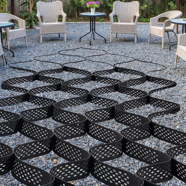 Geo Cell Ground Grid 9 ft. x 17 ft. 4 in. Thick HDPE Gravel Stabilization Plastic Grid, 1885 lbs. Paver