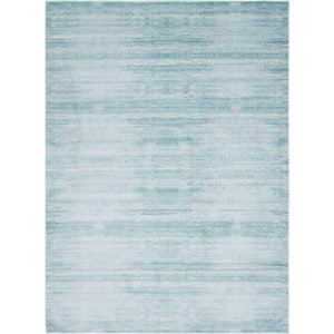 Uptown Collection Madison Avenue Turquoise 9' 0 x 12' 0 Area Rug