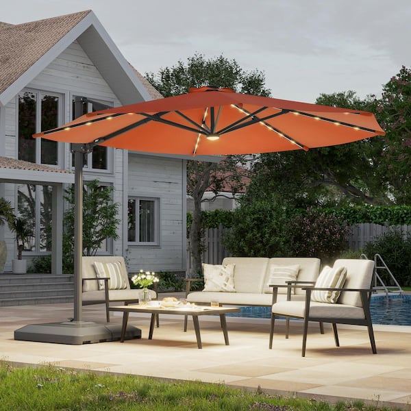 allen & roth patio umbrellas Townsend Lowes Patio Umbrella Set Shop Allen Roth Townsend 7-Piece Patio  Dining Set At
