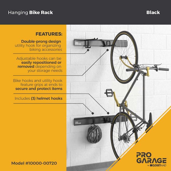 ClosetMaid ProGarage 4-Bike Wall Mounted Garage Bike Storage Rack  10000-00720 - The Home Depot