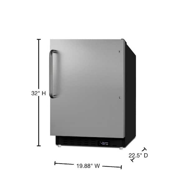 Summit 20 Wide Built-In All-Refrigerator ADA Compliant - ALR47BSSTB