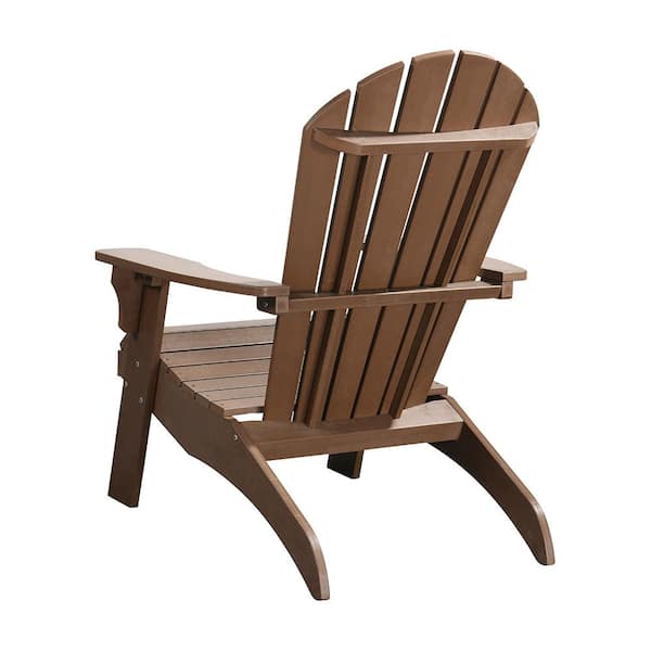 Polyteak King Poly Lumber Plastic Brown Adirondack Chair 2 Pack Set2 Brn - How To Repair Plastic Patio Chairs