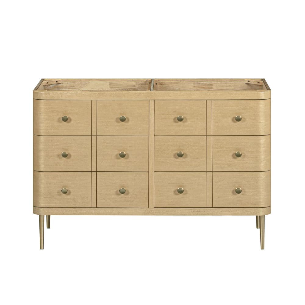 Serena 48 in. Bath Vanity Cabinet without Top in White Oak Assembled price history on PriceWatchPro