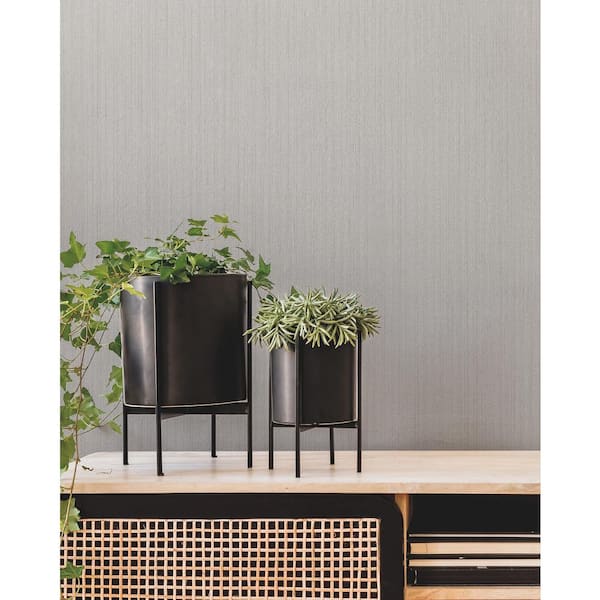 Chiseled Light Grey Abstract Wallpaper Sample