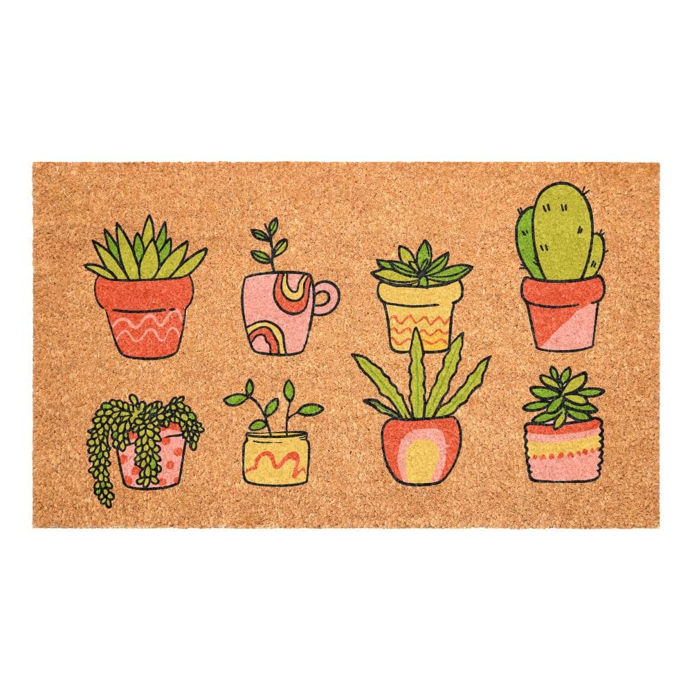 "Retro Plants Doormat, 17"" x 29""" price history on PriceWatchPro