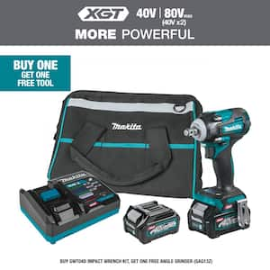 40V Max XGT Brushless Cordless 4-Speed 1/2 in. Impact Wrench Kit w/Friction Ring Anvil, 2.5Ah