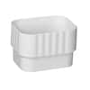 Amerimax Home Products 3 in. x 4 in. White Vinyl Downspout Connector ...